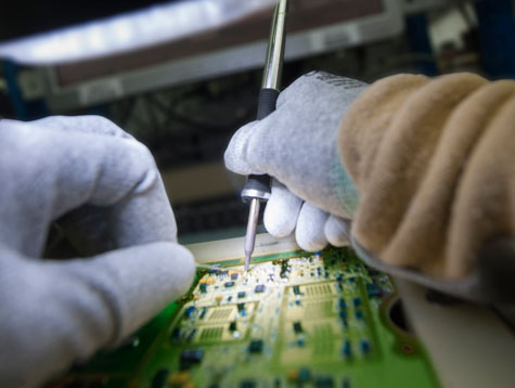 Electronic assembly and testing for the industry sector